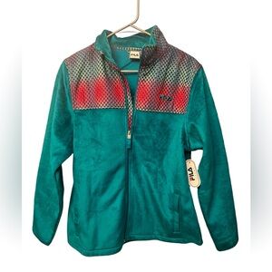 Fila Teal and Red Women's Sweater